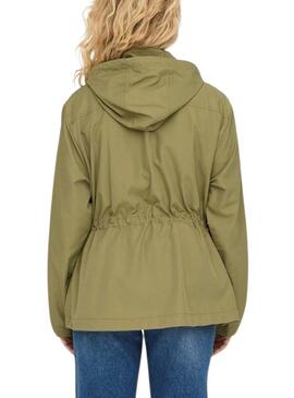 Parka Only Laila verte pour femme