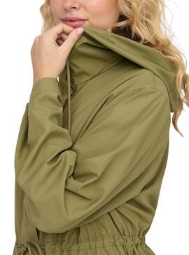 Parka Only Laila verte pour femme