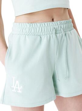 Shorts New Era LA Dodgers MLB Vert pour Femme
