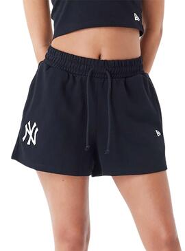 Shorts New Era New York Yankees MLB Noir Femme