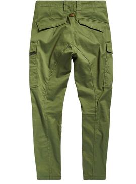 Pantalon G-Star Zip 3D Skinny Cargo Vert Homme