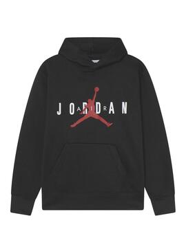 Sweat à capuche Jordan Jumpman Sustainable Noir Enfant