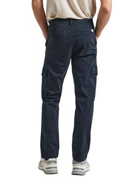 Pantalon Pepe Jeans Twill Marine pour Homme