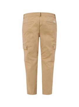 Pantalon Pepe Jeans couleur beige pour homme