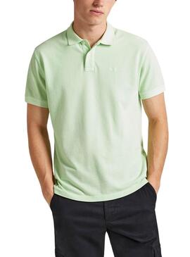 Polo Pepe Jeans New Oliver Vert pour Homme