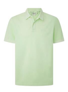 Polo Pepe Jeans New Oliver Vert pour Homme