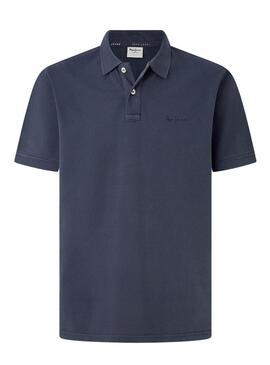 Camiseta de Polo Pepe Jeans New Oliver Marino para Hombre