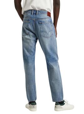 Jean Pepe Jeans con coupe ajustée bleu pour homme