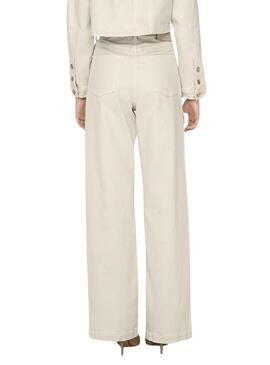 Only Hope Beige Pantalon pour Femme