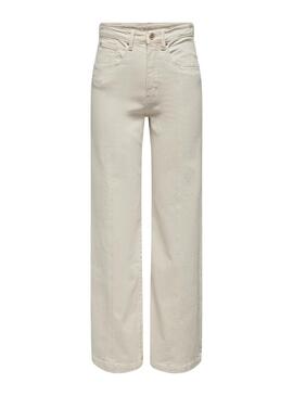 Only Hope Beige Pantalon pour Femme