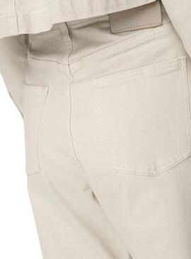 Only Hope Beige Pantalon pour Femme