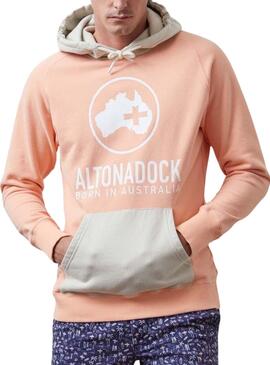 Sudadera Altonadock Kangourou Rose pour Homme