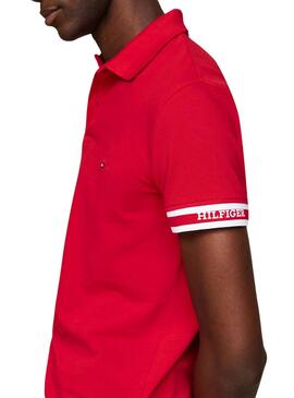 Polo Tommy Hilfiger Type Rouge pour Homme