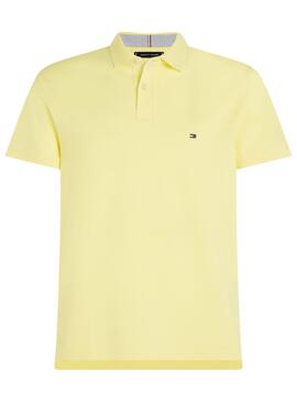 Polo Tommy Hilfiger 1985 jaune pour homme