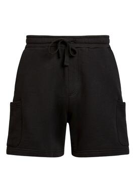 Short cargo Tommy Jeans Badge noir