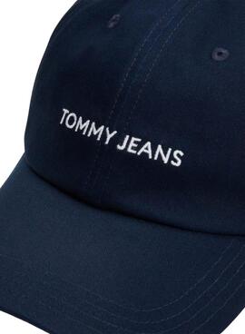 Casquette Tommy Jeans Linear Logo Marine