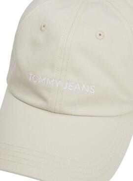 Casquette Tommy Jeans Linear Logo Beige