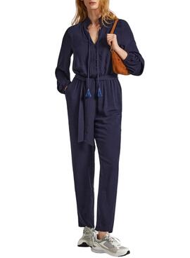 Overall Pepe Jeans Casandra Marine Pour Femme