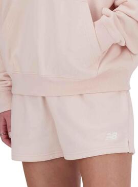 Shorts New Balance French Pink para Mujer.