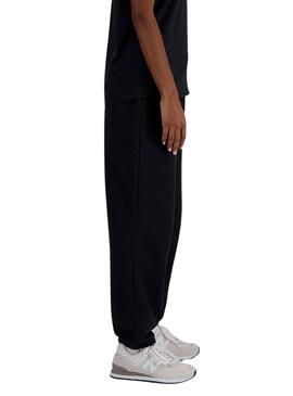 Pantalon New Balance Terry Noir pour Femme