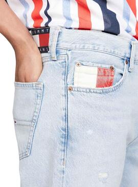 Jean Tommy Jeans Isaac bleu pour homme