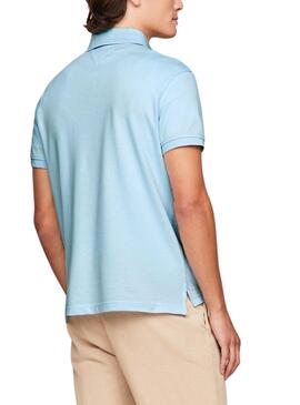 Polo Tommy Hilfiger 1985 bleu pour homme