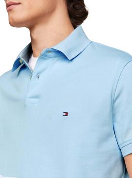 Polo Tommy Hilfiger 1985 bleu pour homme