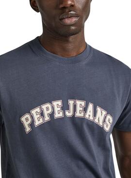 Camiseta Pepe Jeans Clement Gris pour Homme