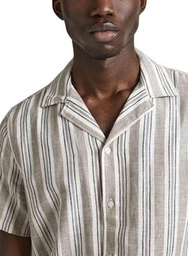 Chemise Pepe Jeans Pipper à rayures pour homme