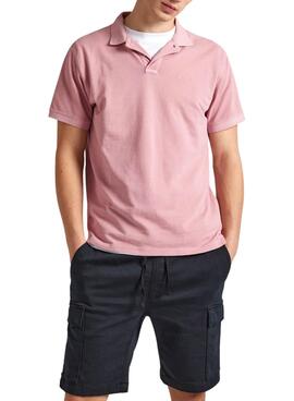 Camisa Polo Pepe Jeans New Oliver Bleu Pour Homme