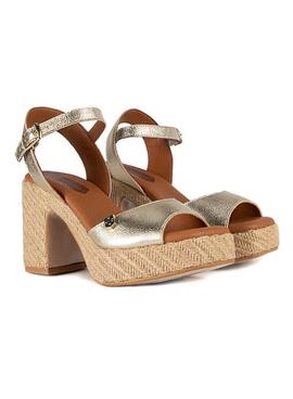 Sandales Popa Marseille Or pour Femme