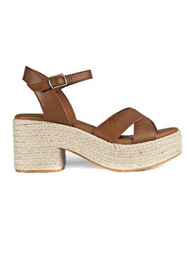 Sandales Popa Clifton marron pour femme