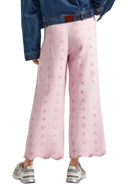 Pantalon Pepe Jeans Culotte Dory Rose Pour Femme