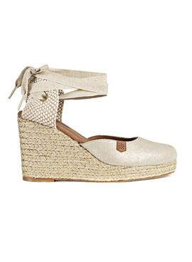 Espadrilles Popa Malvinas Or Pour Femme