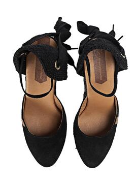 Espadrilles Popa Malvinas Noir pour Femme