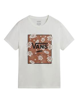 Camiseta Vans Tropic Fill Floral Beige Pour Femme