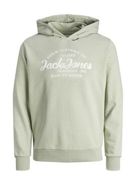 Sweat à capuche Jack and Jones Forest Vert Pour Enfant