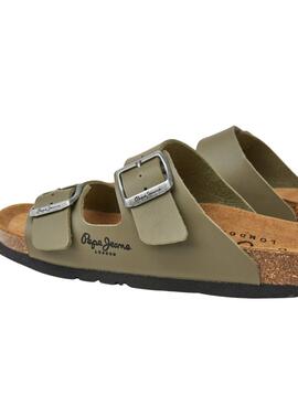 Sandales Pepe Jeans Oban Classic Vert pour Femme