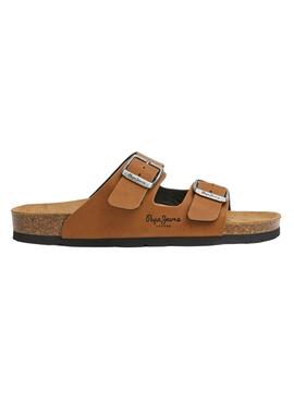 Sandales Pepe Jeans Oban Classic Camel pour femme.