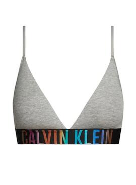 Soutien-gorge Calvin Klein Lined Triangle Gris Femme