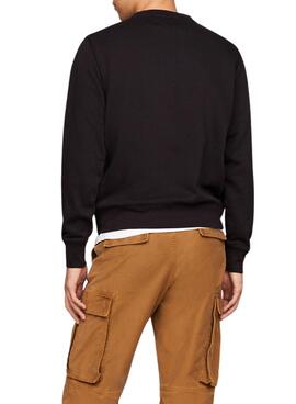 Sweat à capuche Tommy Hilfiger Logo Noir pour homme