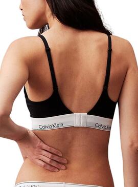 Soutien-gorge Calvin Klein Plunge Noir pour Femme