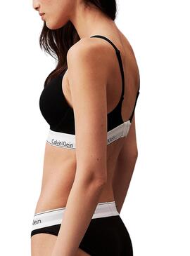 Soutien-gorge Calvin Klein Plunge Noir pour Femme