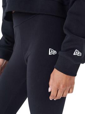 Sweat à capuche New Era Crop New York Yankees MLB Noir