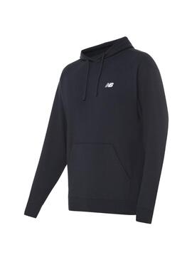 Sweat à capuche New Balance Terry Noir pour