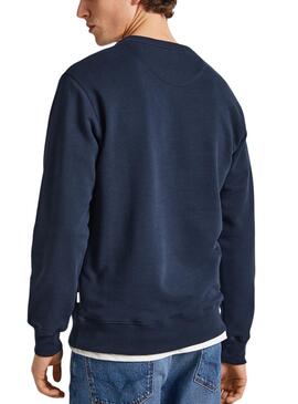 Sweat Pepe Jeans Ruwan Marine pour Homme