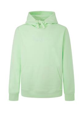 Sudadera Pepe Jeans Joe Hoodie Vert pour Homme.