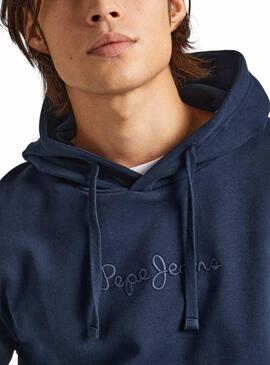 Sudadera Pepe Jeans Joe Hoodie Marine Homme