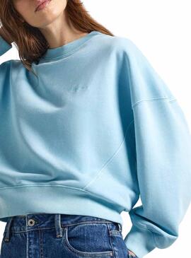 Sudadera Pepe Jeans Lynette Azul pour Femme