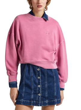 Sudadera Pepe Jeans Lynette Rose pour Femme